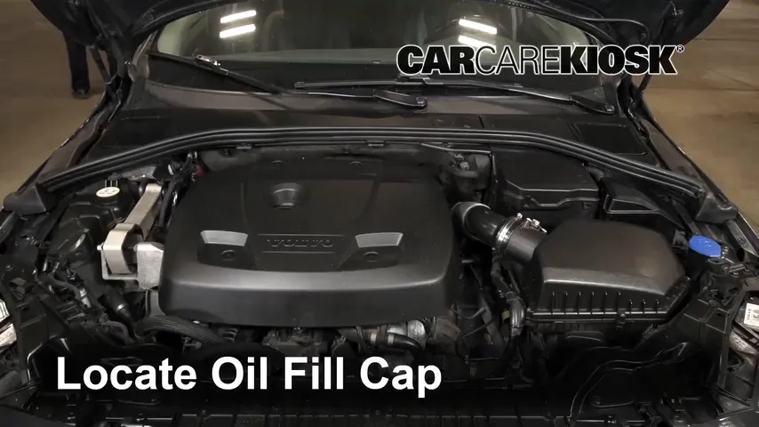 2015 Volvo V60 T5 2.0L 4 Cyl. Turbo Oil Add Oil